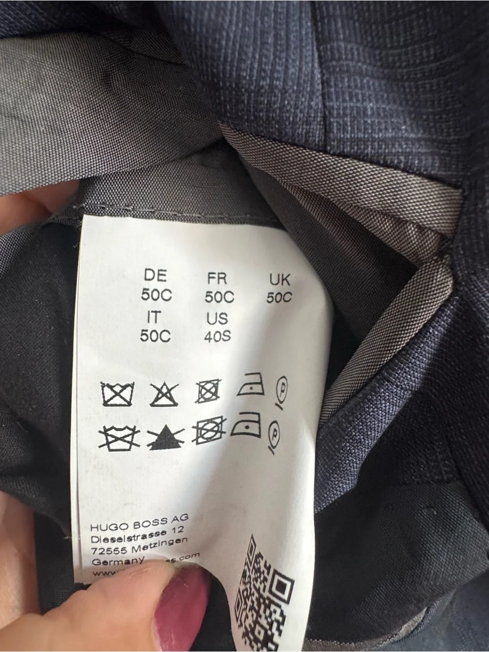 Boss blazer blue 40S